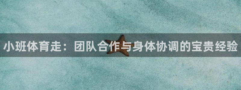 杏悦22登录：小班体育走：团队合作与身体协调的宝贵经验