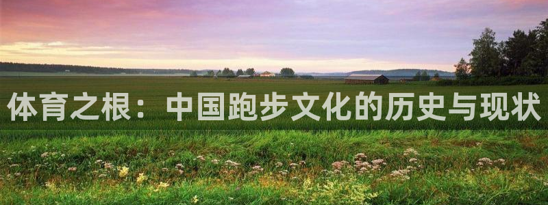 杏悦22体育：体育之根：中国跑步文化的历史与现状